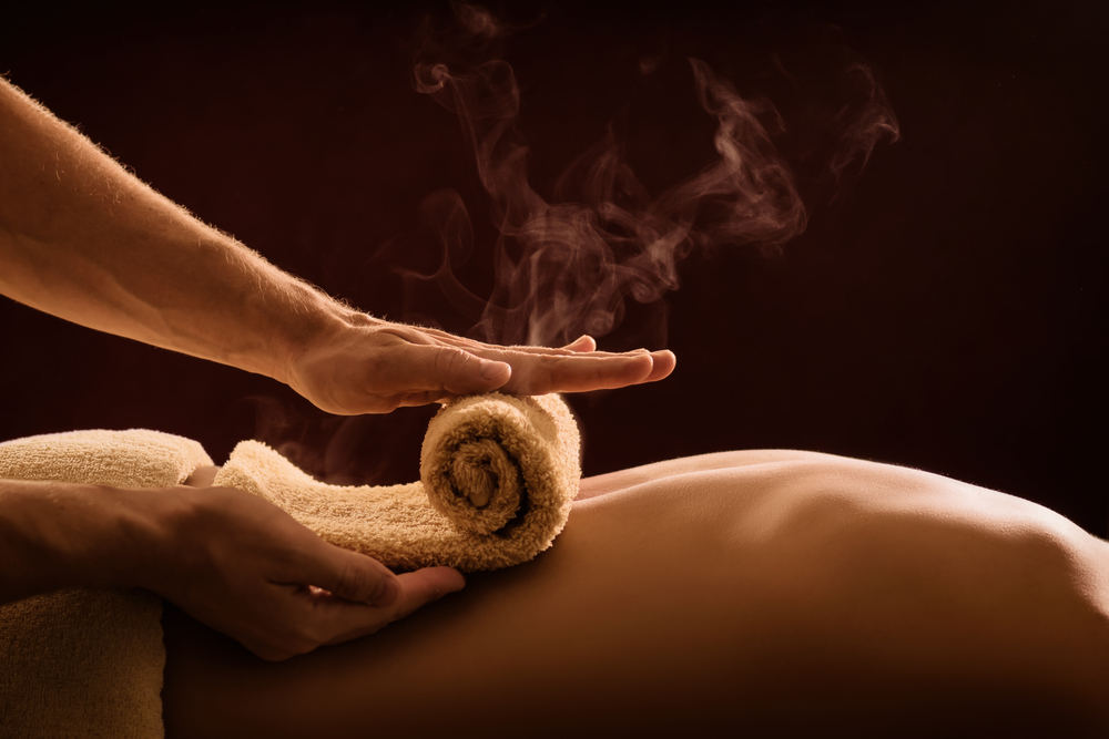 Full body massage with steam