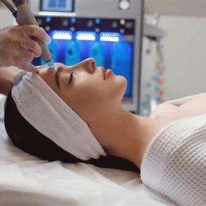 Hydrafacial with LED