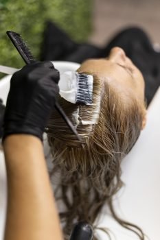 Hair Color with Blow dry